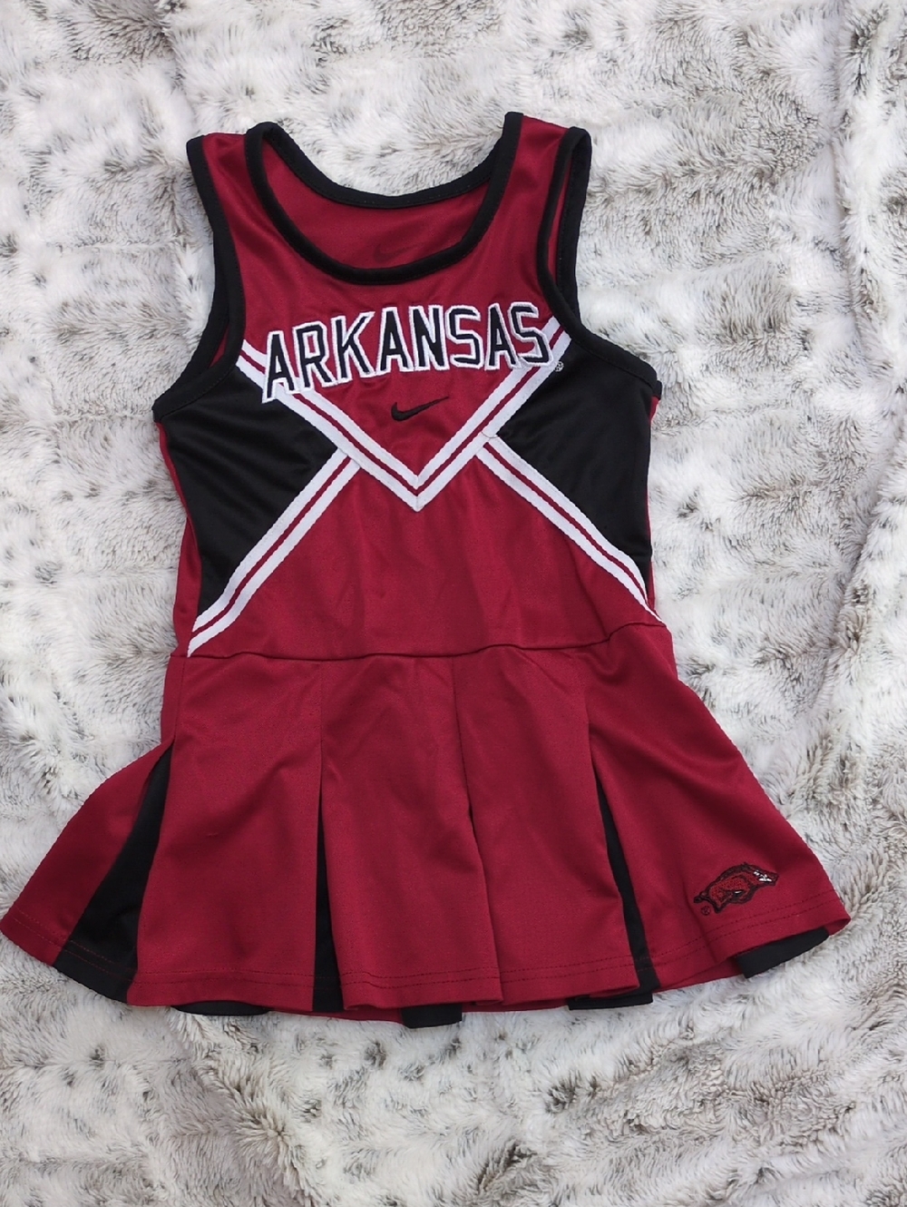 $10 MOVING SALE! Nike Girls' Maroon and Black Arkansas Cheer Tank Dress